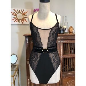 For Love and Lemons Evie Lace Bodysuit